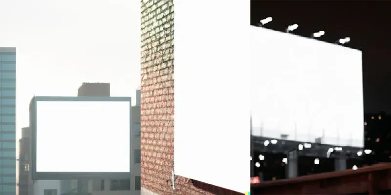 Advertisement Mockups for Billboards and Posters generated by undefined