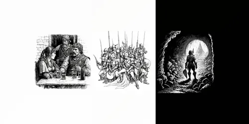Adventure Book Illustrations generated by midjourney