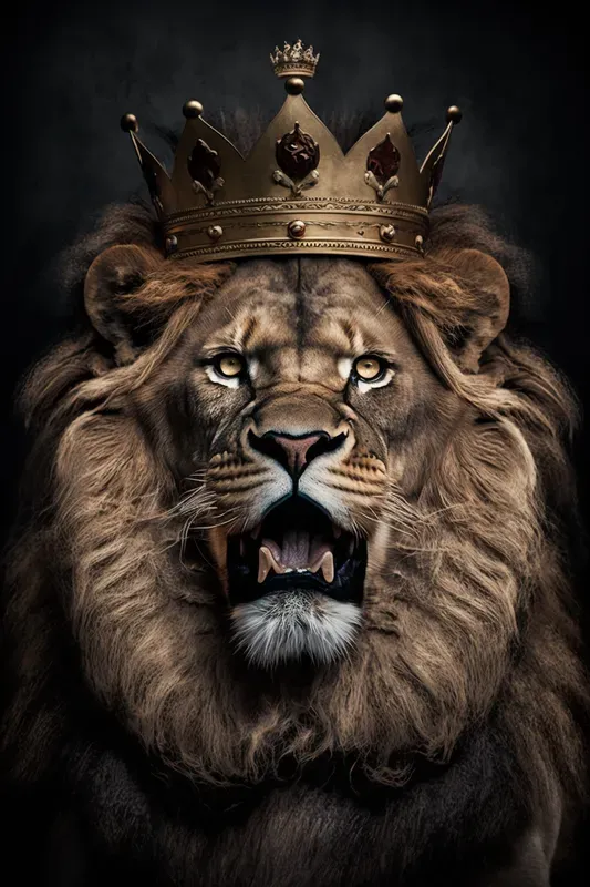 Animals Wearing Crowns