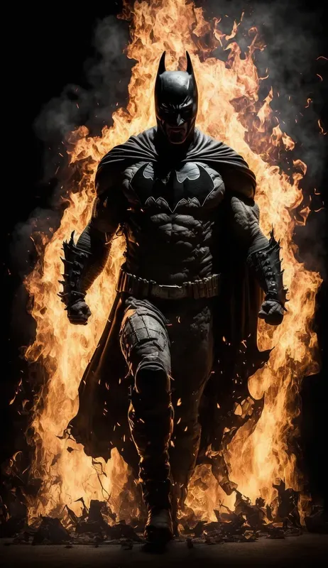 Super Heroes On Fire