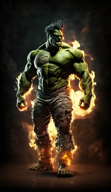 Super Heroes On Fire