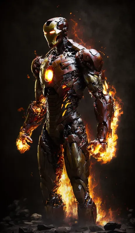 Super Heroes On Fire