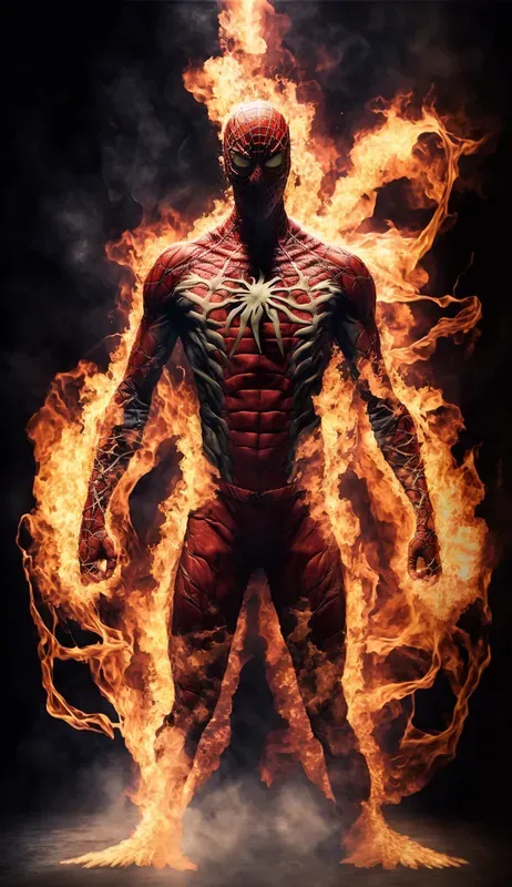 Super Heroes On Fire