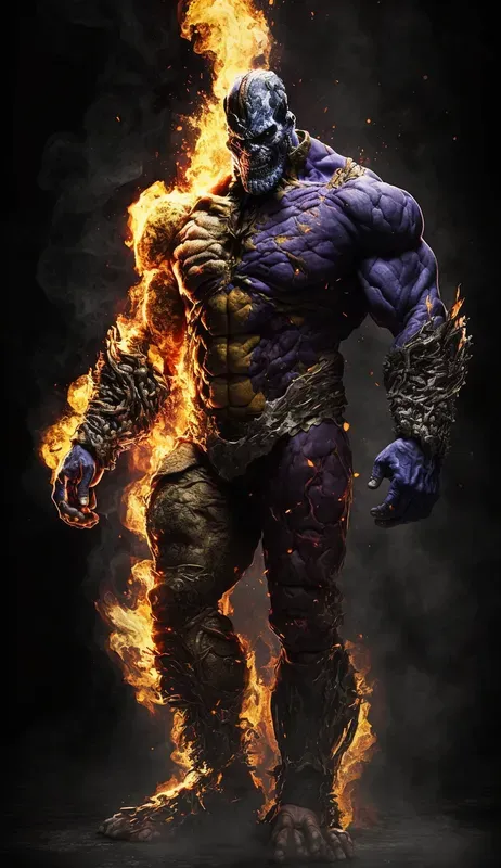 Super Heroes On Fire