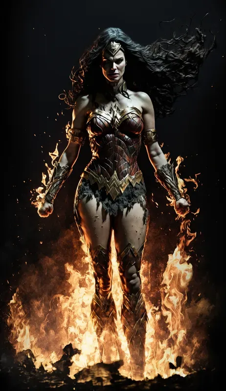 Super Heroes On Fire
