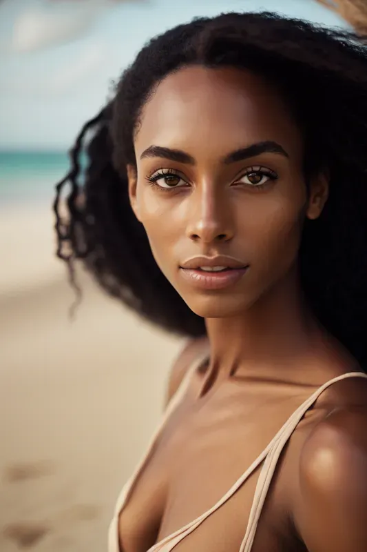Realistic Beach Portraits