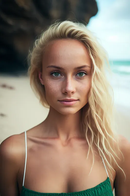 Realistic Beach Portraits