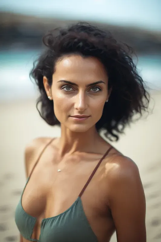 Realistic Beach Portraits