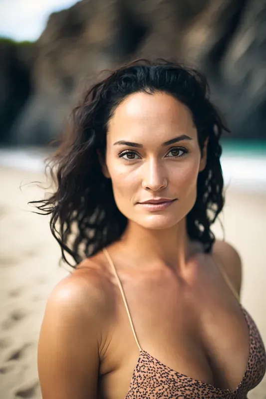 Realistic Beach Portraits