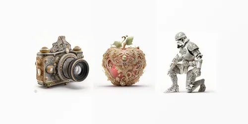 Luxurious Sculptures generated by midjourney