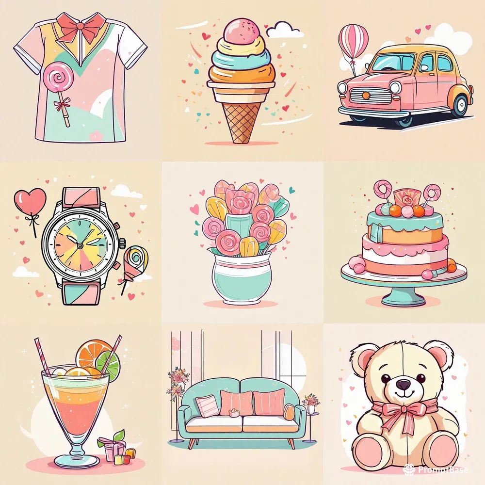 White Day Illustrations