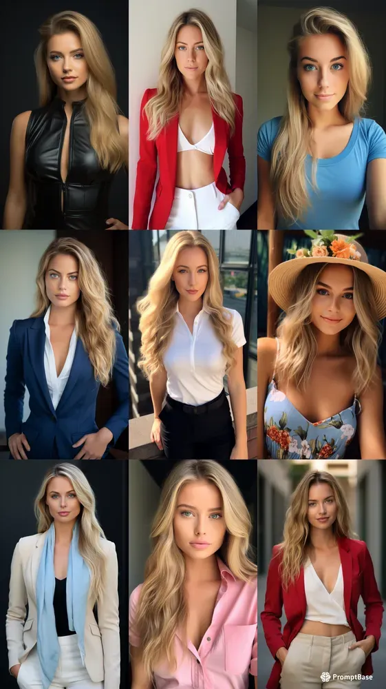 Beautiful Blonde Models