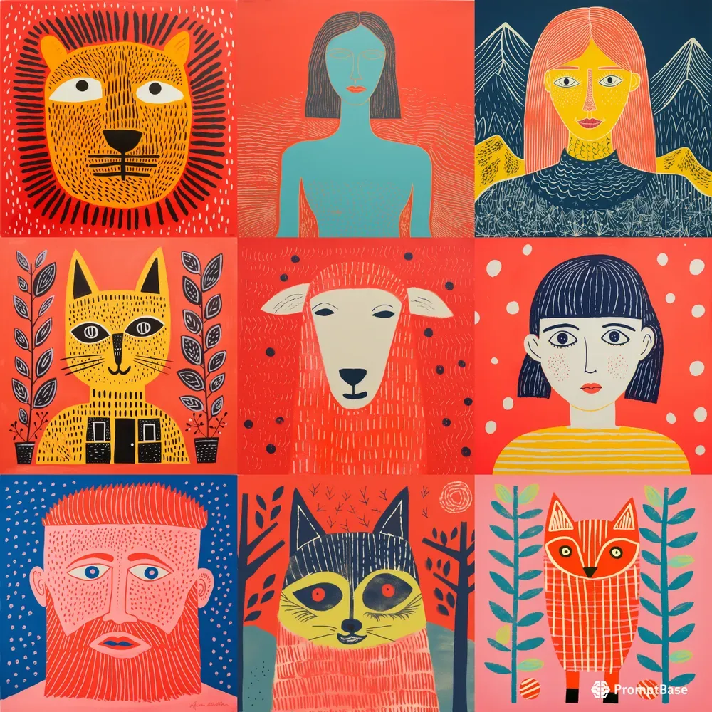 Risograph Illustrations