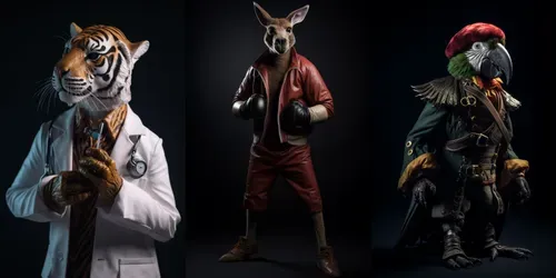 Stylish Animals generated by midjourney