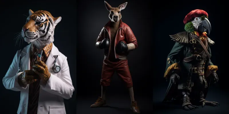 Stylish Animals generated by undefined