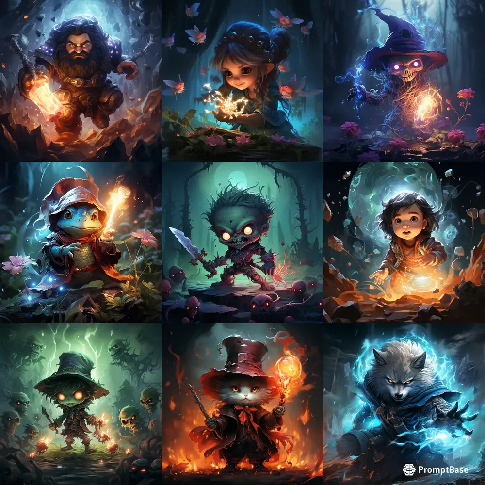 RPG Splash Art Designs
