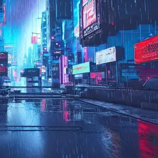 Aesthetic Cyberpunk Cities