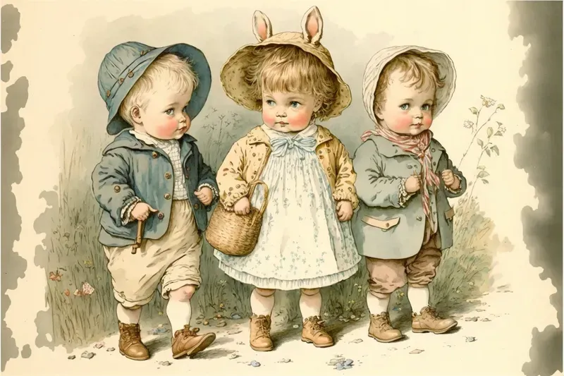 Children's Retro Illustrations