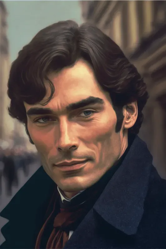 Victorian Era Painted Portraits Of Men