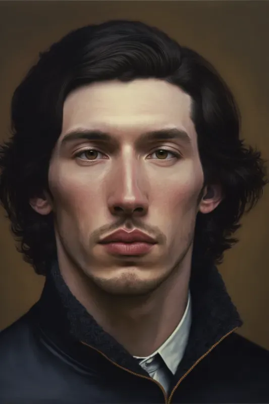 Victorian Era Painted Portraits Of Men