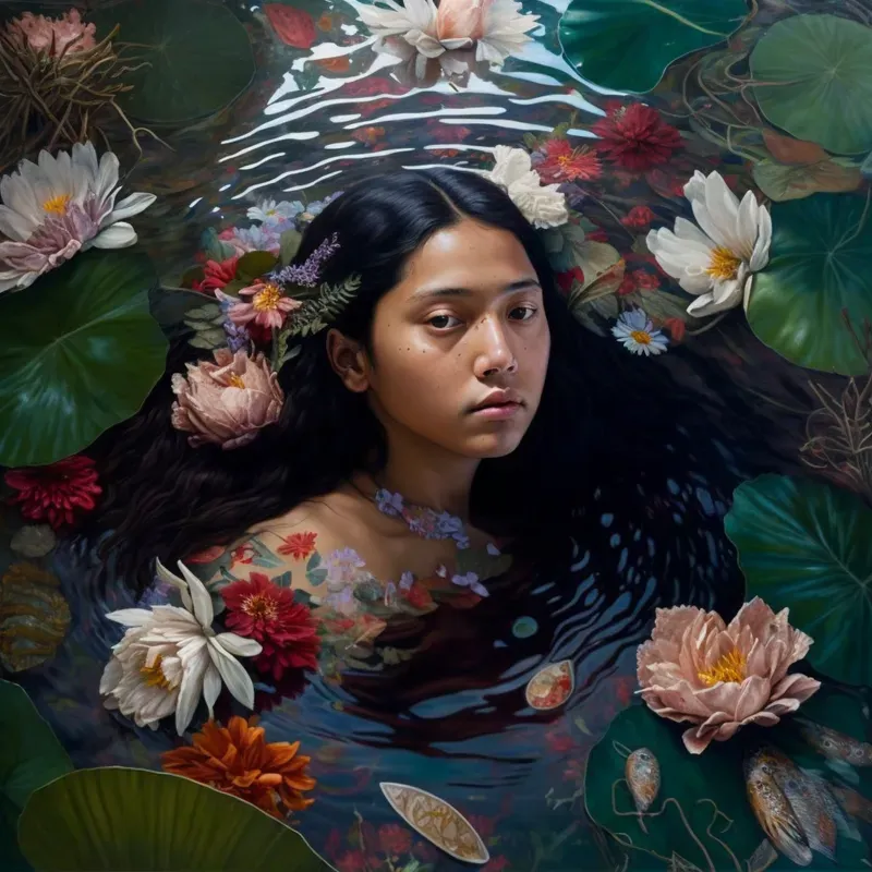 Underwater Oil Portraits