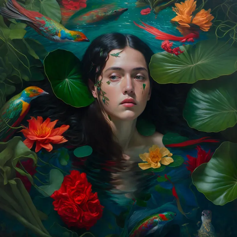 Underwater Oil Portraits