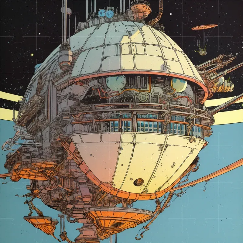 Retro Comic Book Sci-fi Illustrations