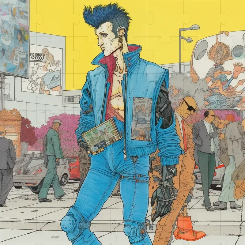 Retro Comic Book Sci-fi Illustrations