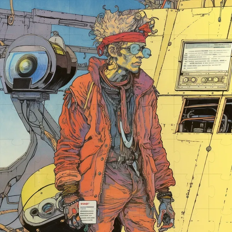 Retro Comic Book Sci-fi Illustrations