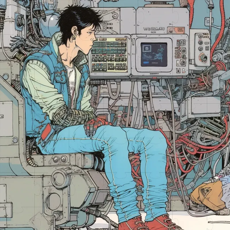 Retro Comic Book Sci-fi Illustrations