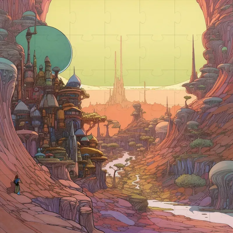 Retro Comic Book Sci-fi Illustrations