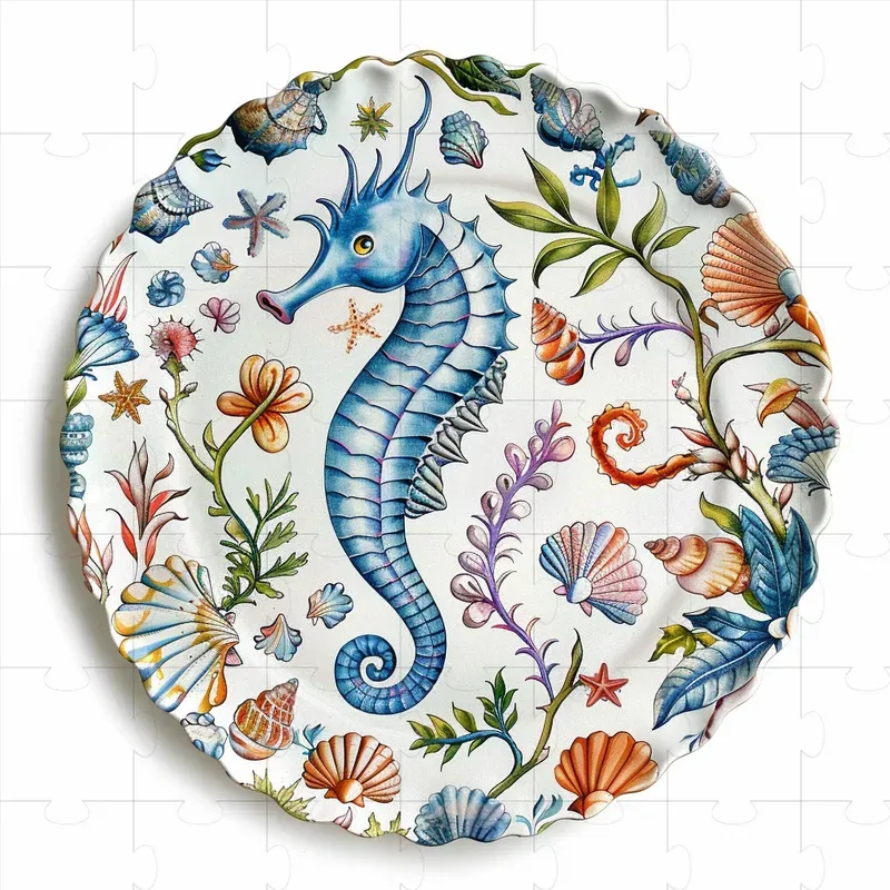Sea Themed Plates Designs