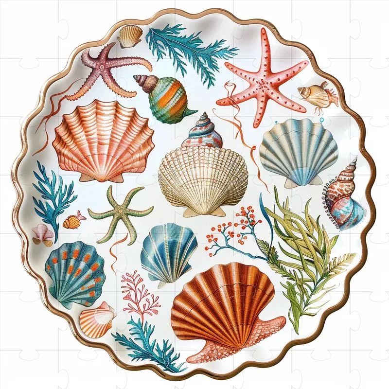 Sea Themed Plates Designs