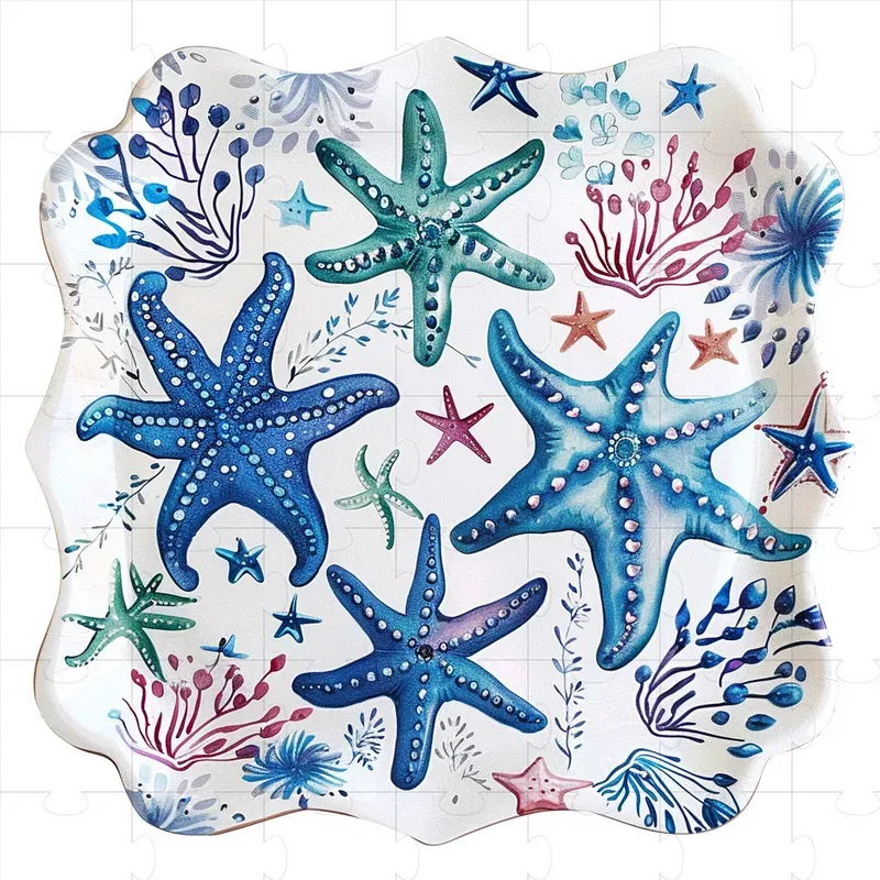 Sea Themed Plates Designs