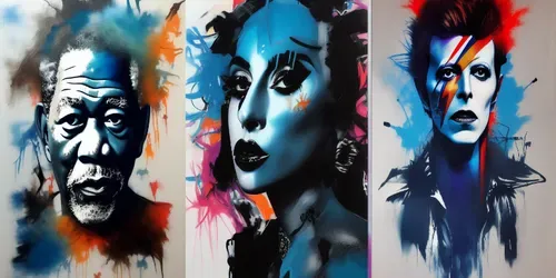 Graffity Art Of Celebrities generated by stable-diffusion