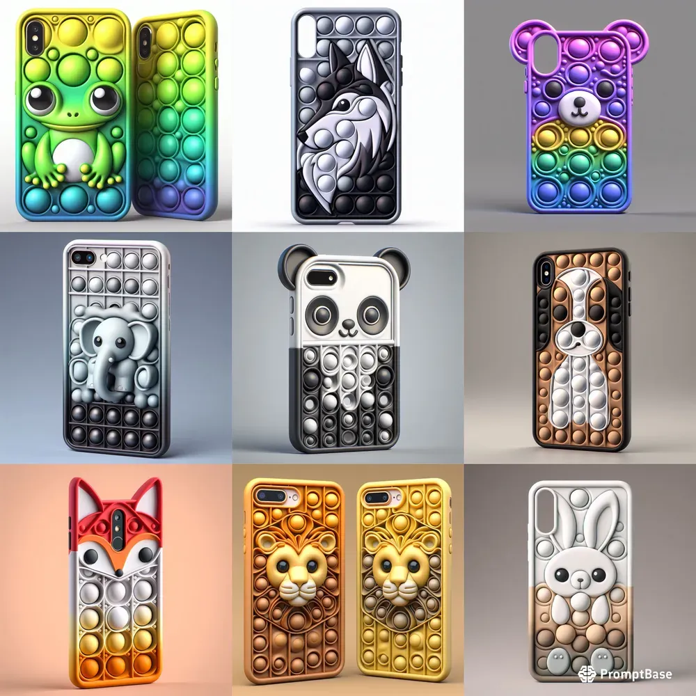 Popit Zoo Mobile Cases