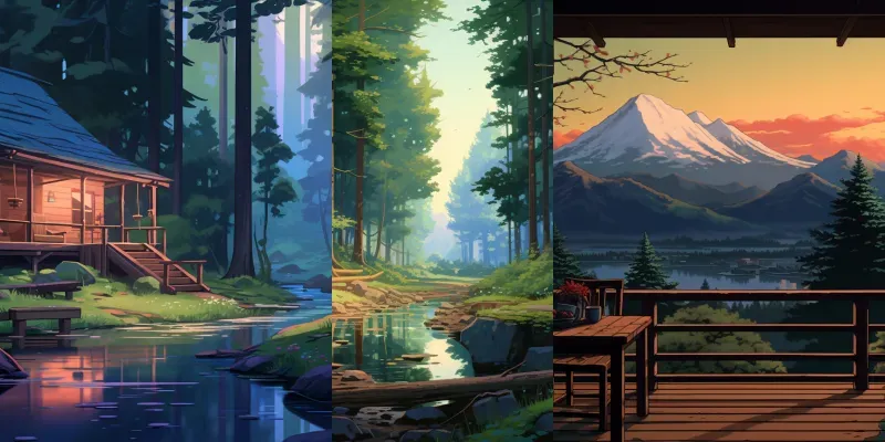 Lofi Landscapes generated by undefined