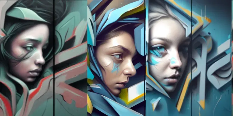 3D Graffiti generated by undefined