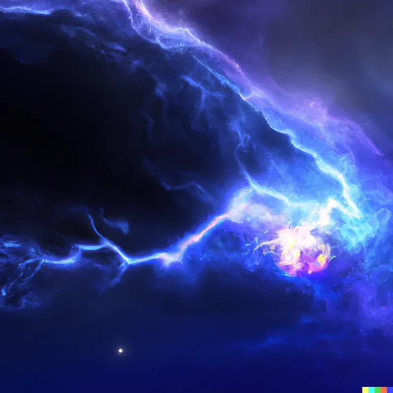 Colorful Space Scene