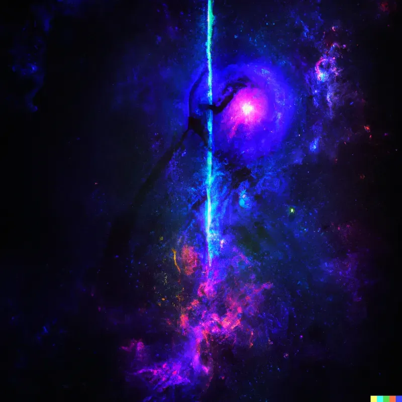 Colorful Space Scene