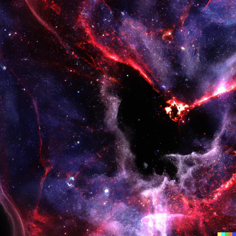 Colorful Space Scene