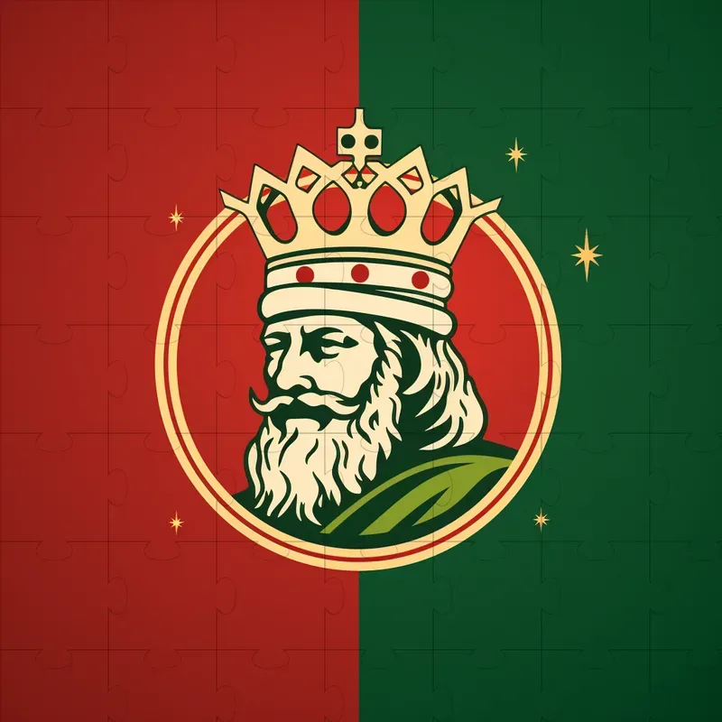 Christmas-themed Logo Design
