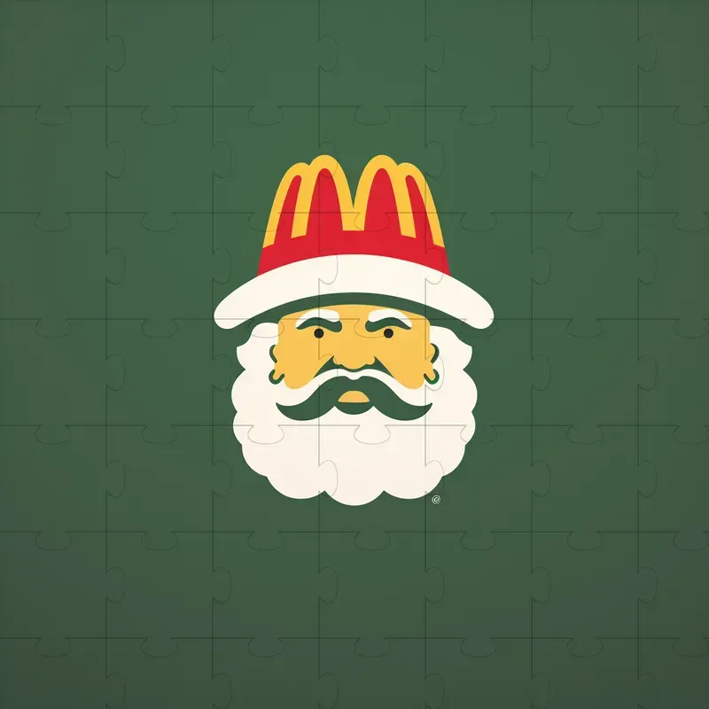 Christmas-themed Logo Design