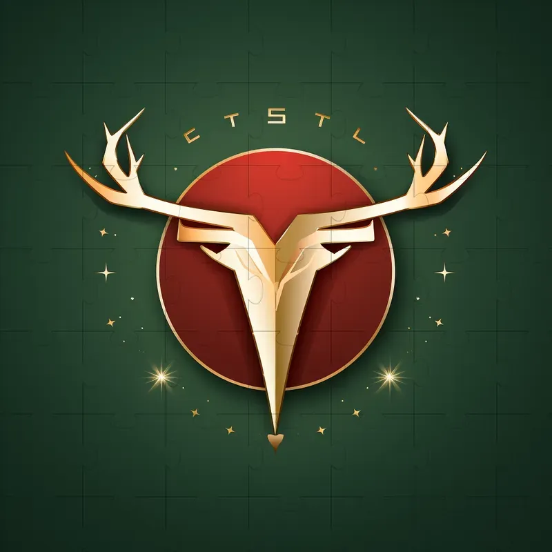 Christmas-themed Logo Design