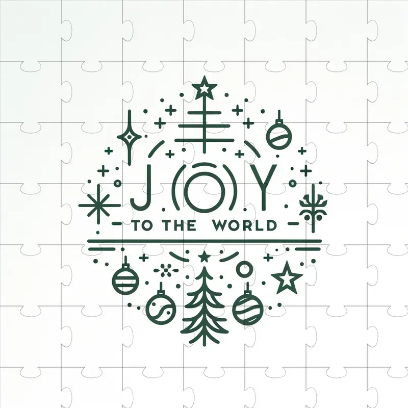 Minimalistic Christmas Typography With Dall-e 3