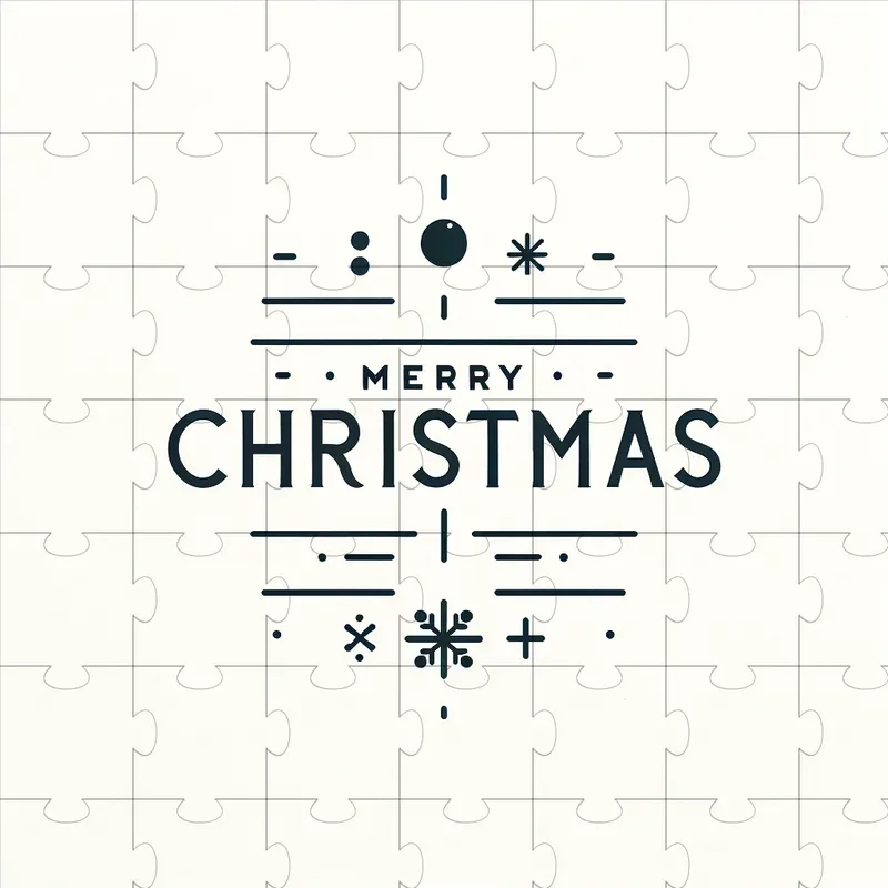 Minimalistic Christmas Typography With Dall-e 3