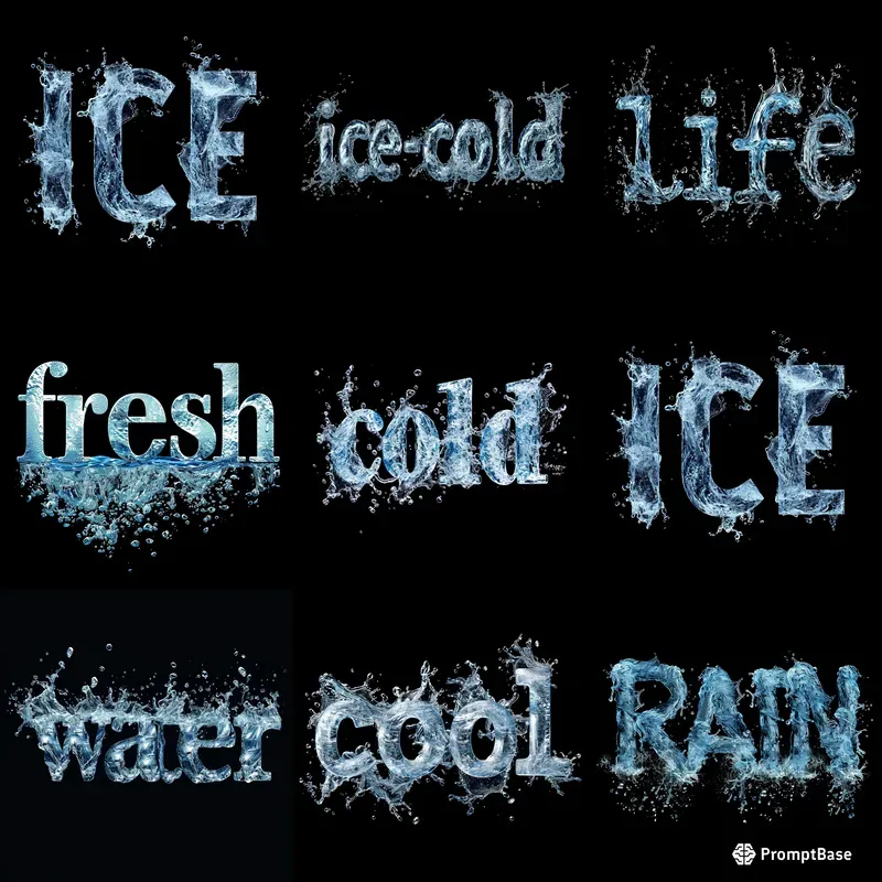 Fluid Water Fonts For Text