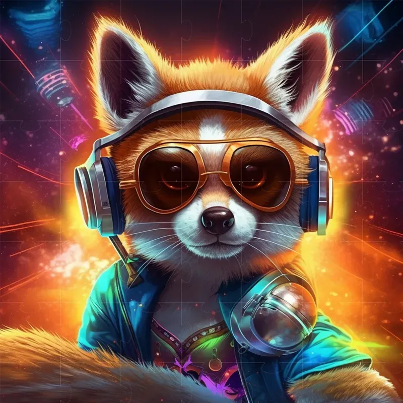 Animal Dj Edm Party Festivals