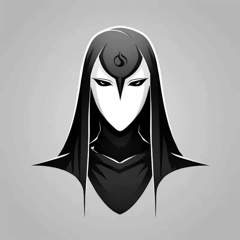 Minimal Anime No Face Logos