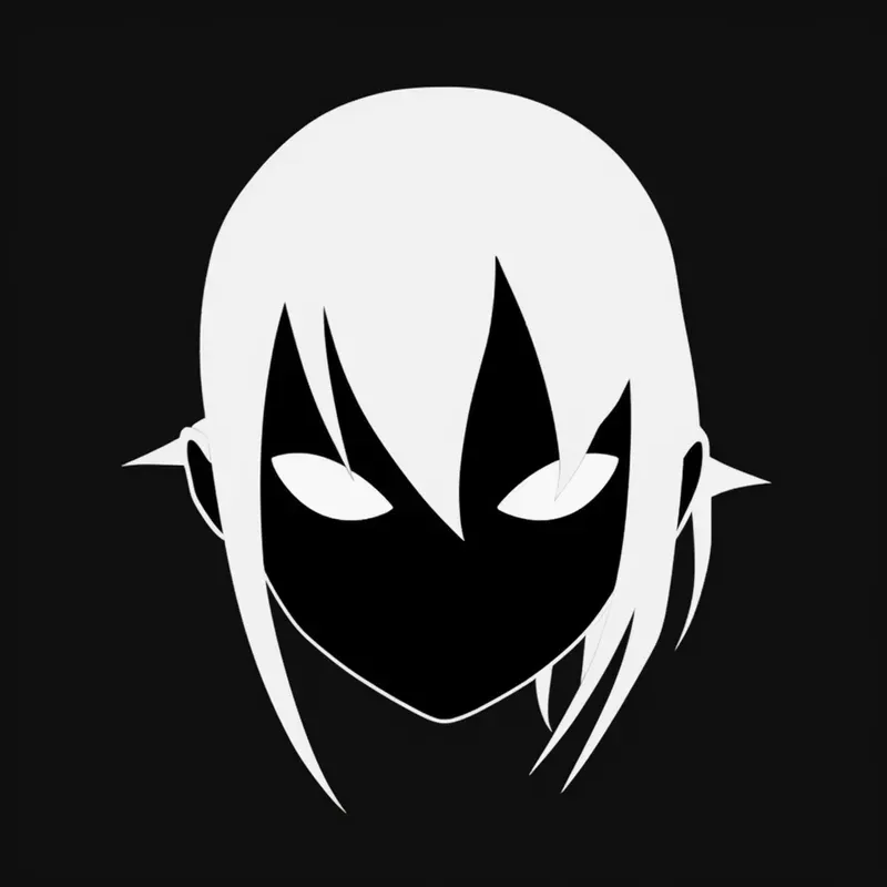 Minimal Anime No Face Logos